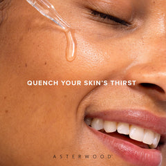 Asterwood fragrance-free serum packaging communicates clean vegan skincare