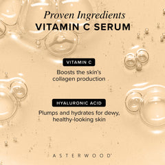 Asterwood Vitamin C Serum texture appears smooth and lightweight.