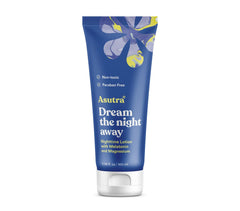 ASUTRA Melatonin Lotion bottle closeup highlights magnesium blend for relaxation
