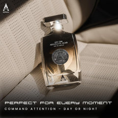 Atralia Absolute Noir packaging box emphasizing refined luxury suitable for gifting.
