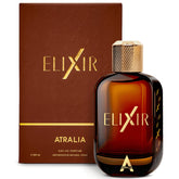 Atralia Elixir bottle front shows premium design for gifting elegance.