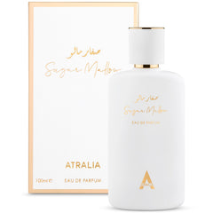Atralia Sugar Mallow bottle front, elegant display ideal for gifting