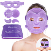 Atsuwell cooling face mask full-coverage design for soothing facial fatigue after work