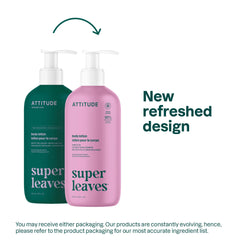 ATTITUDE Body Lotion non-greasy texture showcases fast-absorbing hydration for quick daily use.