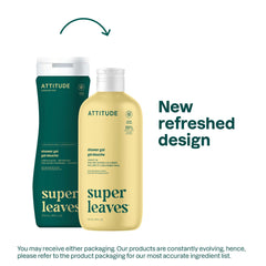EWG Verified label on ATTITUDE body wash packaging signaling clean ingredients