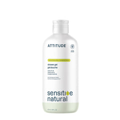 ATTITUDE body wash with oat soothing extract for sensitive skin delivers gentle cleansing.