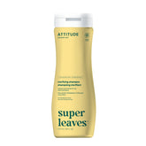 ATTITUDE Clarifying Shampoo bottle front shows vegan formula for refreshed scalp