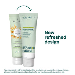 ATTITUDE avocado-oil application highlights nourishing moisture for hair.