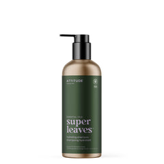 ATTITUDE Hydrating Shampoo bottle with peppermint-orange aroma for refreshing scalp care.