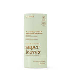 ATTITUDE plastic-free pregnancy stretch-mark oil on belly for nourishing hydration