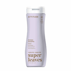 ATTITUDE Pregnancy Shampoo bottle closeup showing gentle cleansing for maternity hair care.