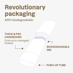 ATTITUDE vegan maternity oil in recyclable cardboard tube packaging
