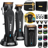 ATVOXIS hair clippers DLC blade closeup showing precision and durability