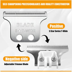 Audoc 2215 T Wide blade for Cordless Detailer LI 8171 enhances sharpness during grooming