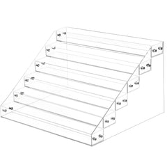 AumVum 6-tier nail polish organizer front view showing an organized display for quick selection.