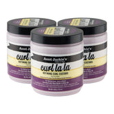 Aunt Jackie’s Curl La La 3-pack front view, defining curls and waves.