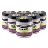 Aunt Jackie's Defining Custard 6-pack on shelf offering moisture-rich styling for natural curls.