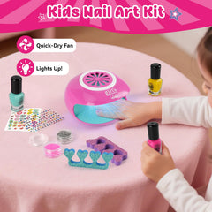 AuntyFey kids spa day kit toe separators for gentle pedicure routines.