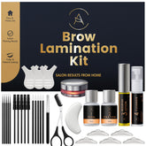 AURAE Eyebrow Lamination Kit packaging for at-home brow lift convenience