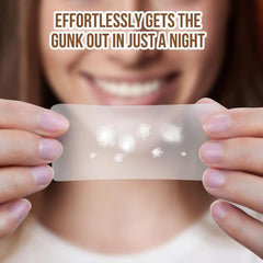 AUSLKA Large Blemish Patch XL on nose demonstrates discreet overnight protection.