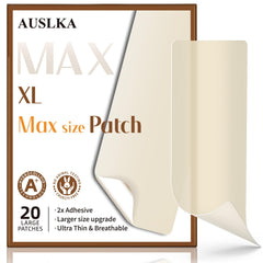AUSLKA Large Blemish Patch XL closeup shows quick coverage for targeted blemishes.