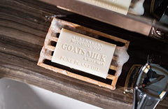 Australian Botanical Goat Milk Soap with soybean oil highlighting Vitamin E benefits.