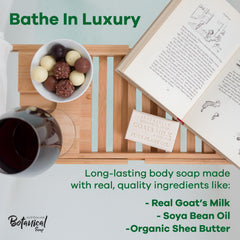 Australian Botanical Soap goat milk bar creamy lather for daily cleansing