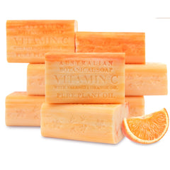 Australian Botanical Soap Valencia orange bar showcases bright citrus scent for a refreshing shower