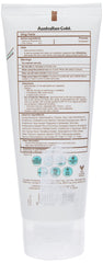 Australian Gold Botanical SPF50 tinted face lotion applied to skin for a light blendable tint.