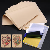 Autdor tattoo transfer paper 20 sheets for crisp designs on practice skin.