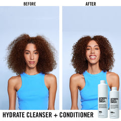 Authentic Beauty Concept Hydrate Conditioner label highlights vegan and cruelty-free ingredients