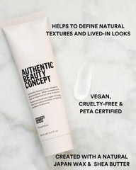 Close-up of shaping cream texture for easy distribution and smooth styling