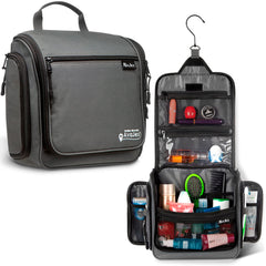 AvaJex travel toiletry bag with large hanging hook for quick access during trips