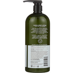Avalon Organics label features NSF Organic and Leaping Bunny certifications.