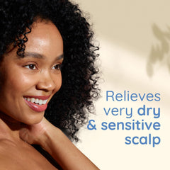 Aveeno Skin Relief Soothing Shampoo packaging highlighting mild daily-cleanse formula