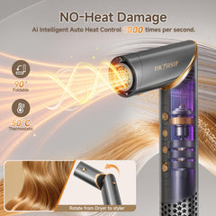 AVENHO wrap air styler foldable design for compact storage.