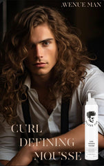 The dispensing pump on Avenue Man mousse enables easy, precise application.