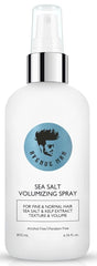 Avenue Man volumizing sea salt spray bottle showing lightweight texture for fine hair.