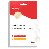 AVJONE pimple patches packaging shows hygienic, portable design for on-the-go use.