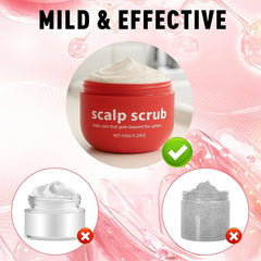 Avocado Oil Scalp Scrub pumice-texture highlights gentle exfoliation of dry scalp.