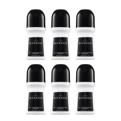 Avon's Black Suede roll-on packaging designed for easy daily grooming.
