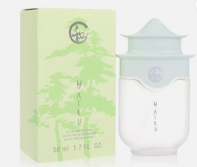 AVON Haiku EDP bottle, elegant floral fragrance for everyday wear.