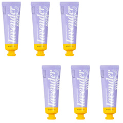 AVRYBEAUTY Lavender Sage lotion six-pack on display for everyday moisturization