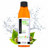 Awesome Human Hair Wig Shampoo bottle framed for easy daily cleansing and added shine.
