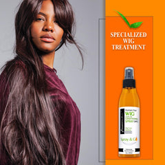 Awesome wig frizz-control finish delivers silky, static-free look all day.