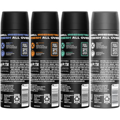 AXE Apollo aluminum-free bottle with cedarwood and sage for daily odor protection.