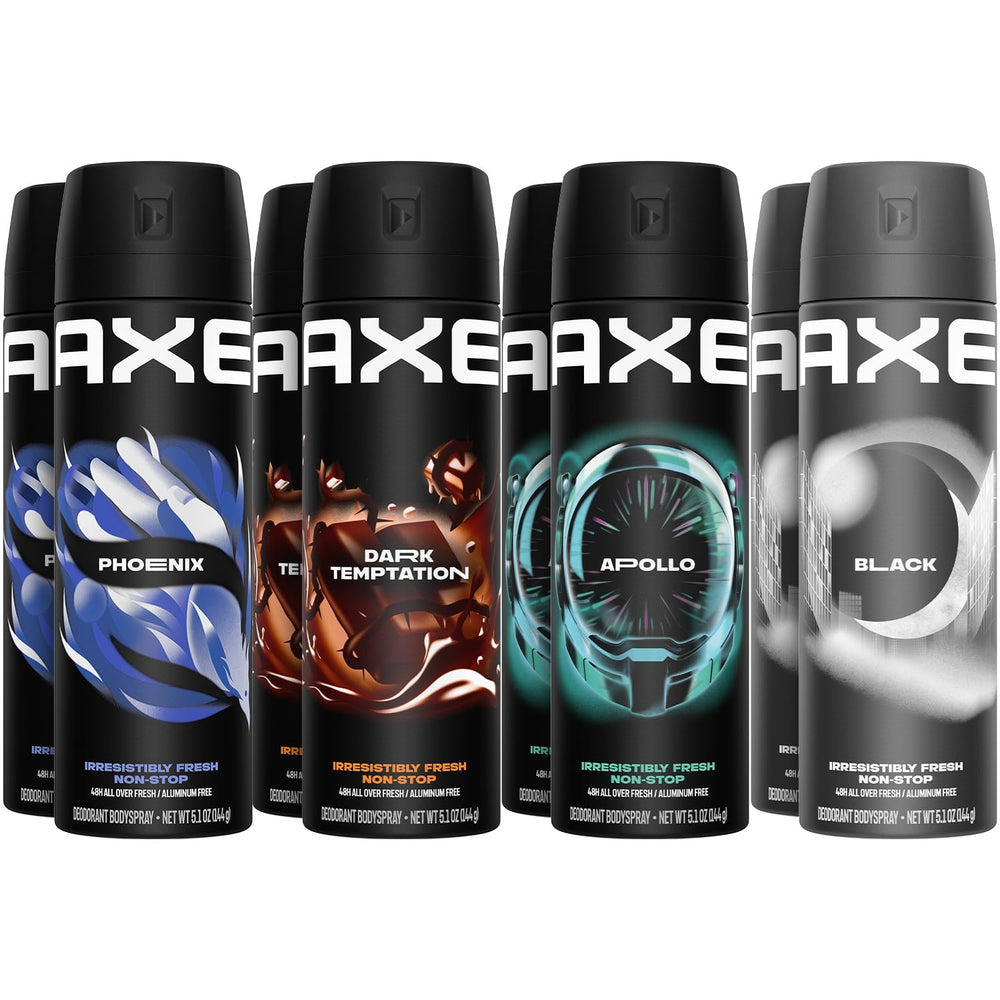 AXE Dark Temptation aluminum-free bottle with long-lasting 48-hour scent.