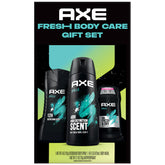 AXE Apollo body wash bottle with crisp sage and cedarwood scent for all-day freshness.