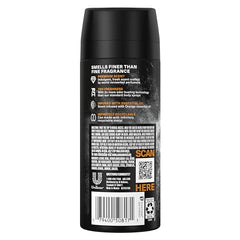 AXE Black Vanilla spray nozzle ready for easy application