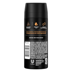 AXE Dark Temptation deodorant bodyspray spray application offers quick, even coverage.
